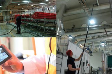 Het toonaangevende systeem voor reinigingswerk op hoogte.